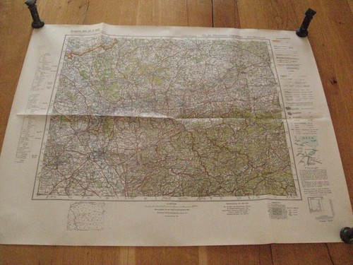 Alte landkarte von 1940 42 - alte,