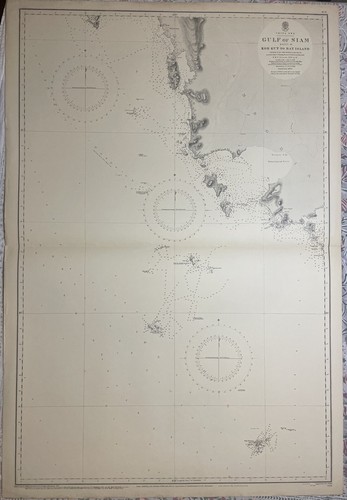 Seltene admiralitätskarte - seltene,