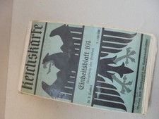 Reichskarte von 1938 Umgebung