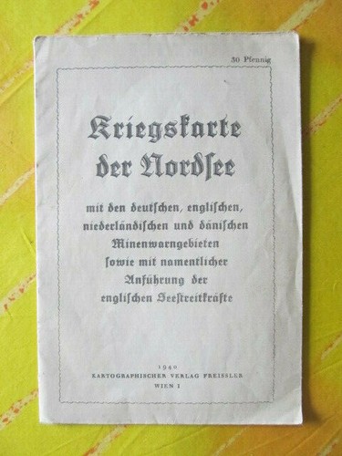 Kriegskarte der nordsee mit - kriegskarte,
