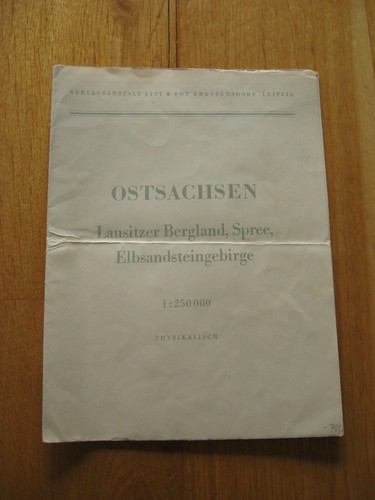Alte landkarte ostsachsen - alte,