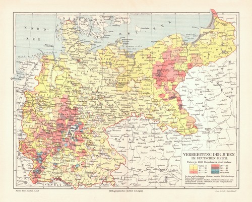 Verbreitung der juden - verbreitung,