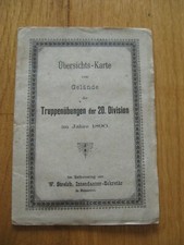 alte Übersichts Karte vom