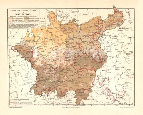 Verbreitung der deutschen - der,