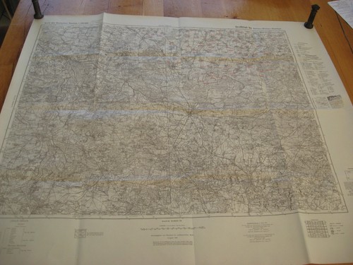 Alte landkarte großblatt - landkarte,
