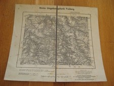 alte Landkarte Umgebung von