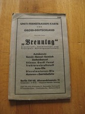 alte Uniti Fernstraßen Karte