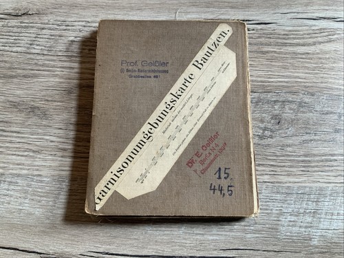 Bautzen garnisonumgebungskarte - bautzen,