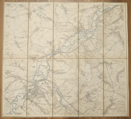 Landkarte leinen glauchau - landkarte,
