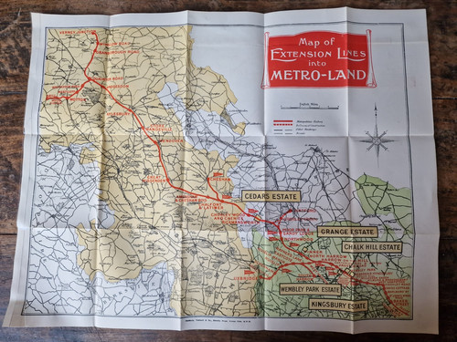 Antike landkarte 1924 - landkarte,