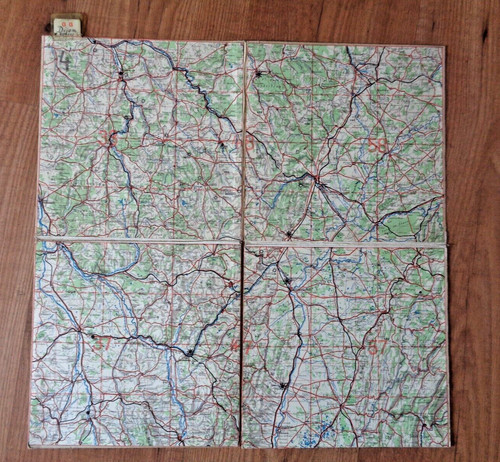 Antike landkarte fliegerkarte - landkarte,