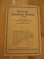 alte Landkarte Sachsen Nr. 494