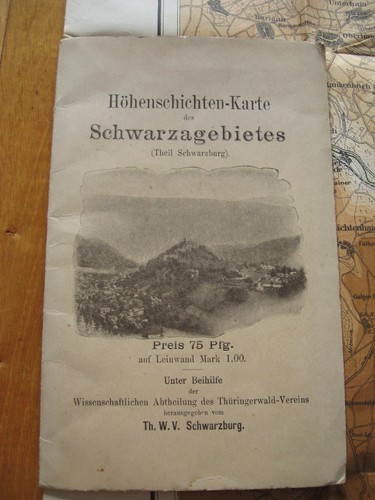 Alte höhenschichten karte des - höhenschichten,